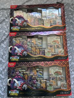 Pokemon Paldean Fates Great Tusk ex & Iron Treads ex Premium Collection