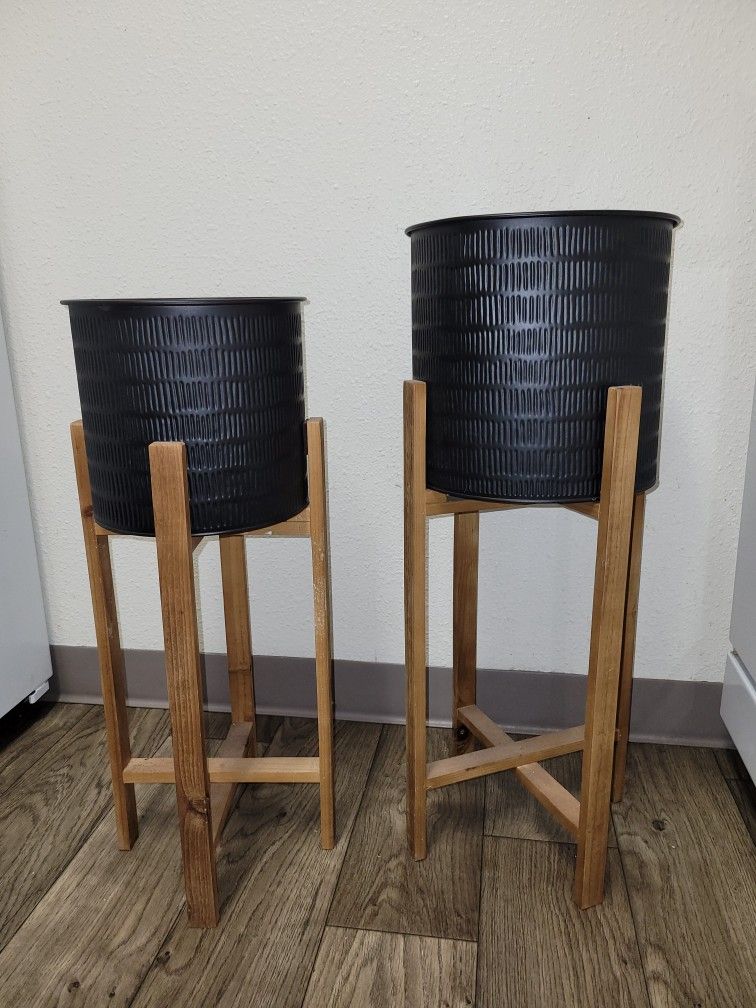 Standing Floor Plant Stands With Pots