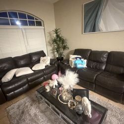 couch recliner black
