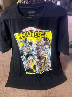 My Hero Academia Men's Black T-shirt