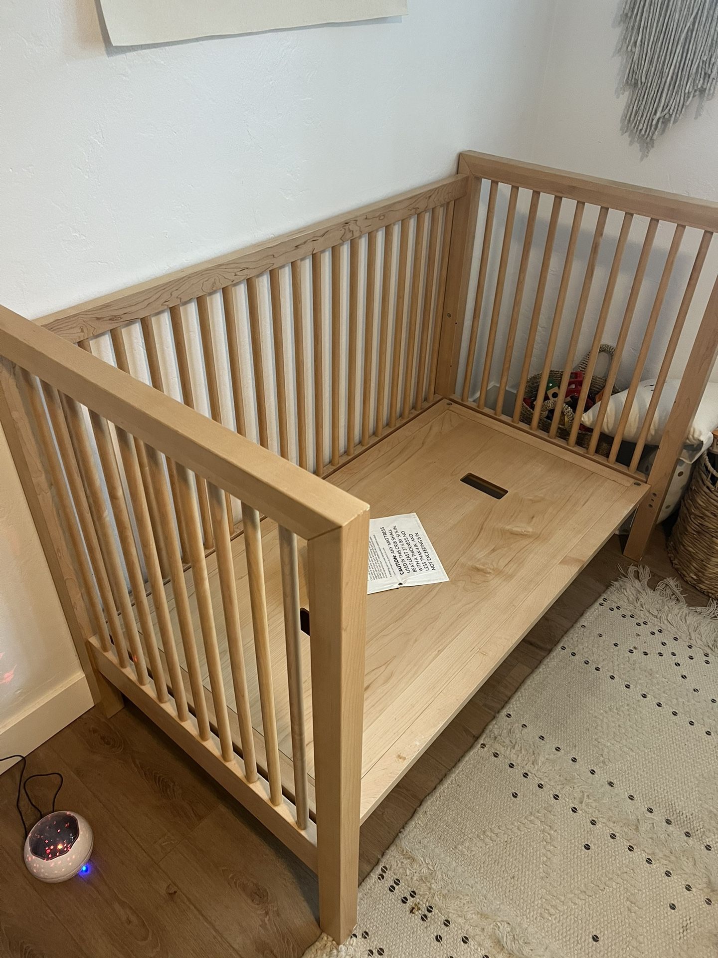 Crate and Barrel Andersen II Maple crib