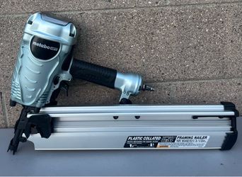 Metabo HPT NR90AE(S1) 21-Degree Plastic Collated Pneumatic Framing Nailer.