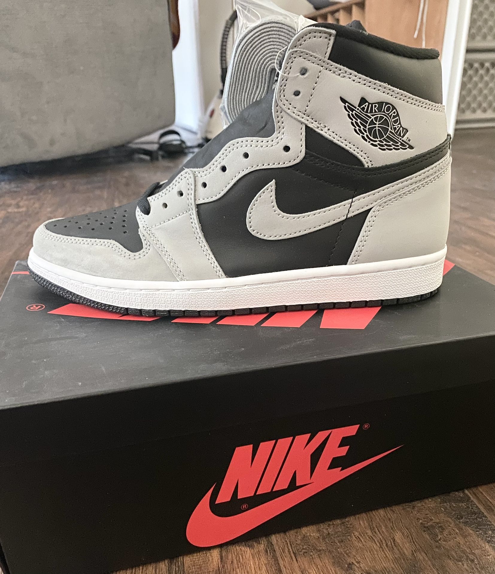 Jordan Retro High Shadow Light Smoke Grey Size M