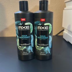 Axe Aqua Bergamot BodyWash Set 18fl Oz  2X$7