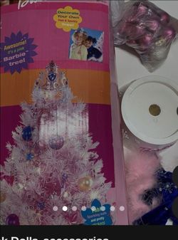 Pink Barbie Christmas tree