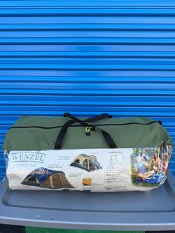 Wenzel Wolf Creek 6 Person Family Camping Tent with Screen Porch