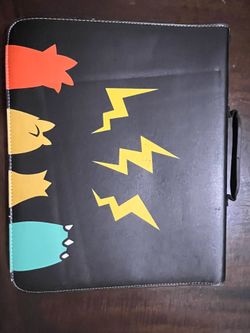 Pokémon cards with binder