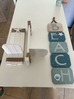 Beach Themed Wall Decor Set