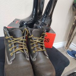 Big Kids Rain Boots 2 Pairs For $20