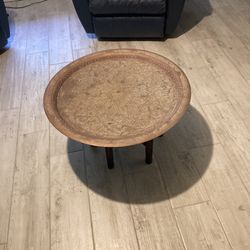 Chinese brass table