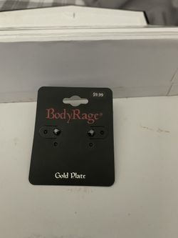 Black diamond earring