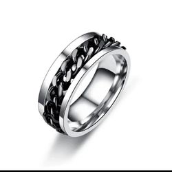 Chain Spinner Ring For Men And Women