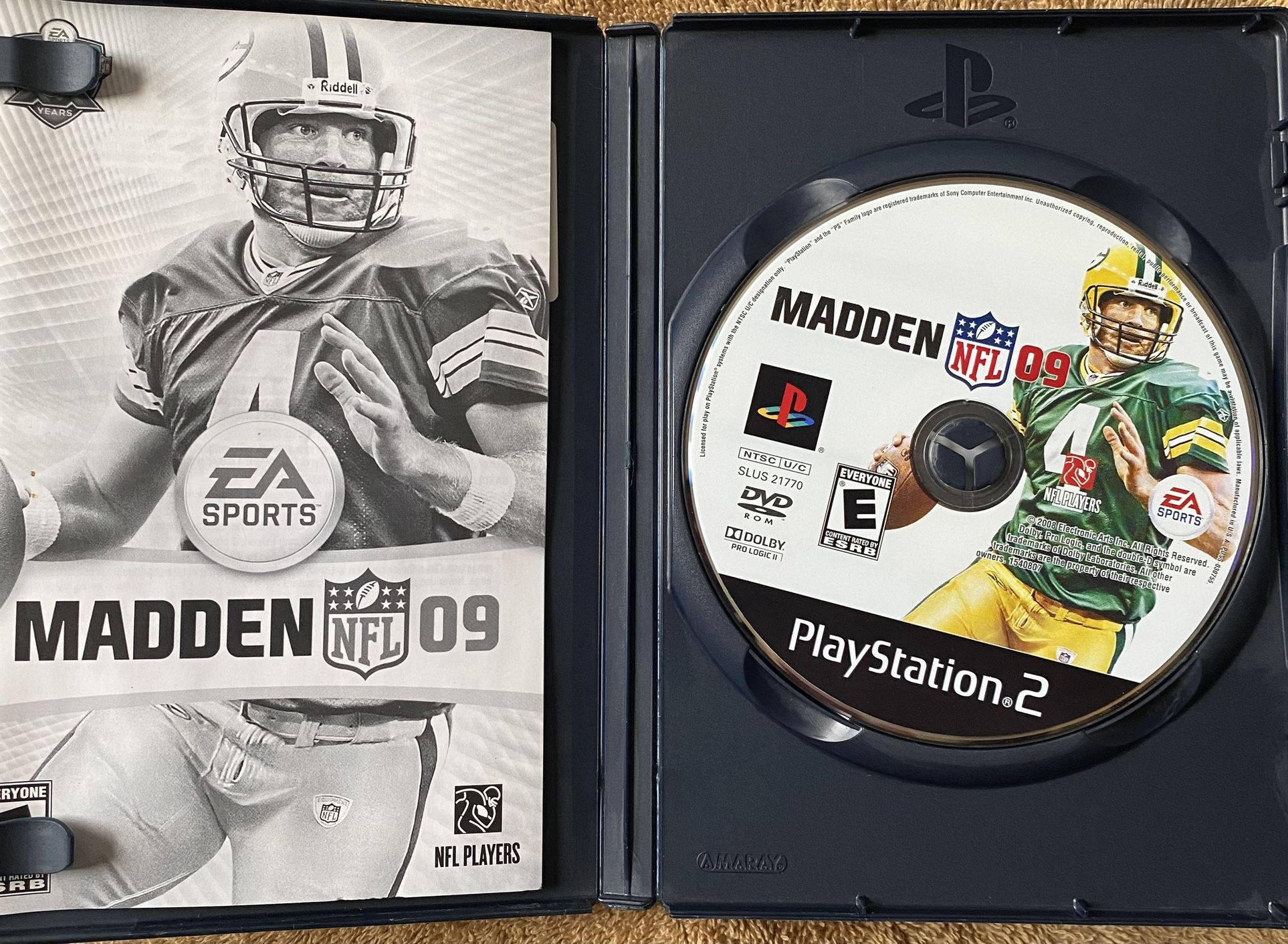 Madden NFL 09 Playstation 2 PS2 Used