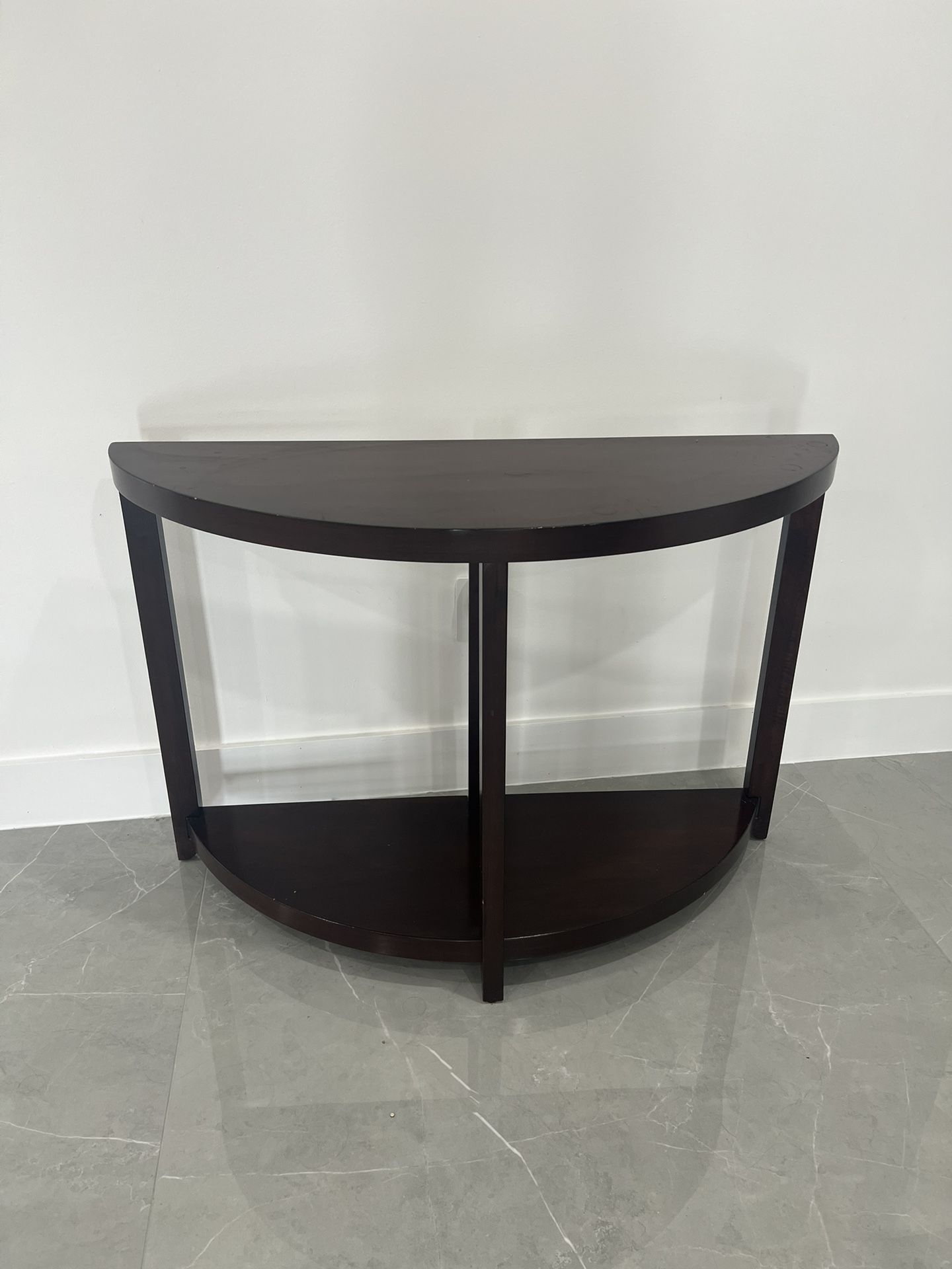 Dark Wood Console Table