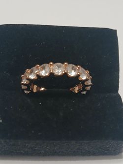 Rose Gold Eternity Band Ring