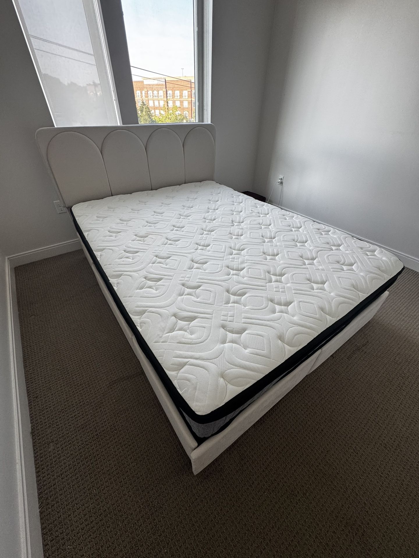 Queen Bed Frame w/ 4 Storage Drawers – Mattress Optional!