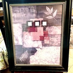 Contemporary Abstract Mixed Media Wall Art – Framed Diptych Set (2 Pieces)