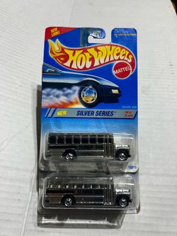 Hotwheels Silver series Chrome School Bus