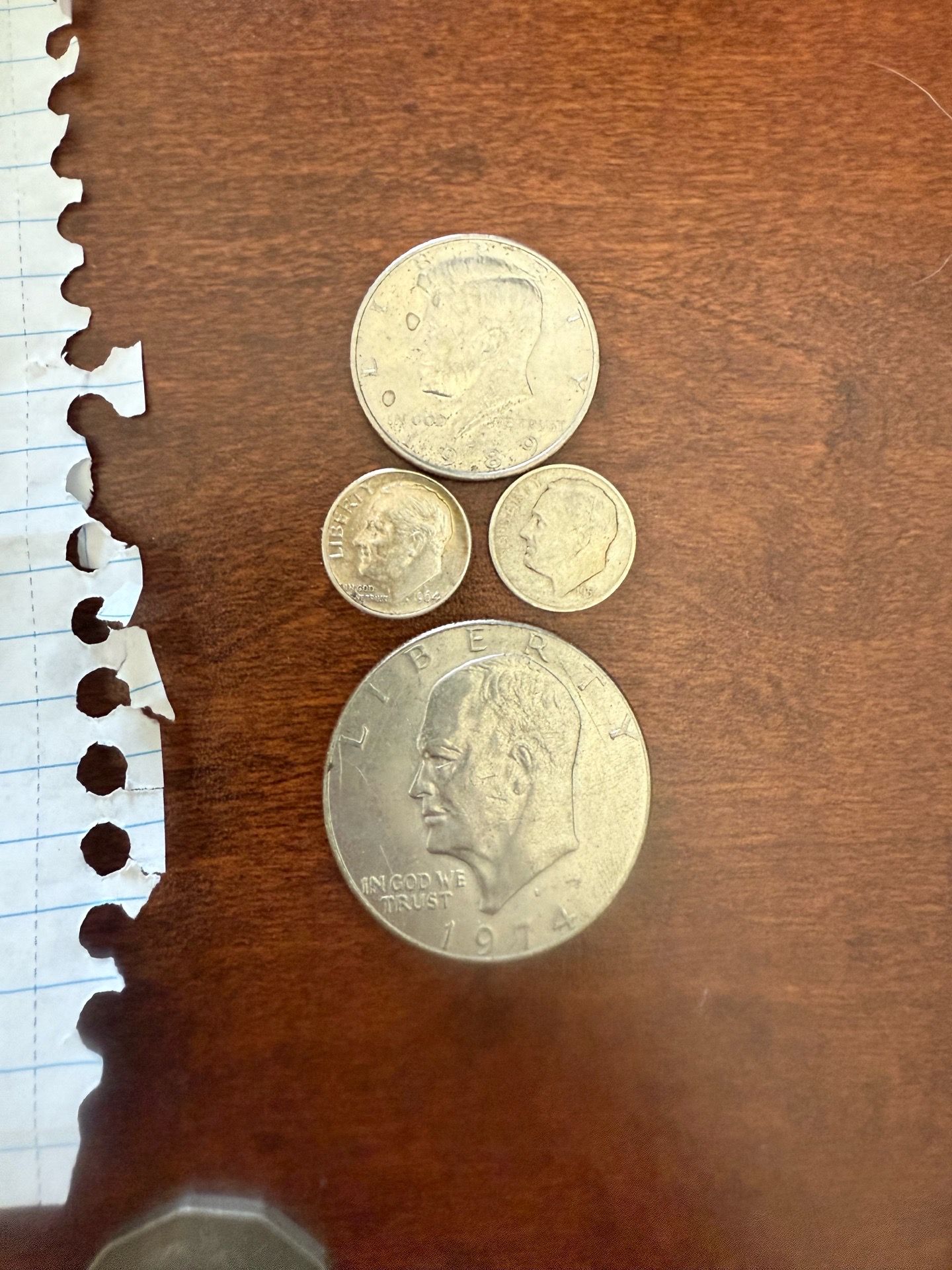 Uncirculated 1964 Dime and miscellaneous coins