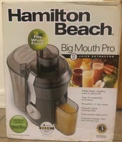 New Hamilton Beach While Fruit Juicer