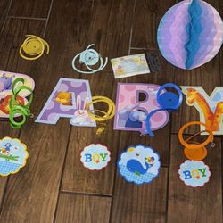 Noahs Ark Baby Shower Party Decoration Set Boy
