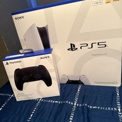 ps5 And Controller 