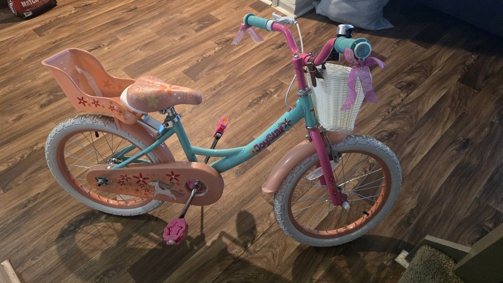 JOYSTAR Unicorn Girls Bike - 18 inch Green