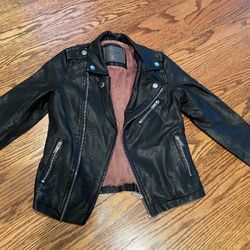 Girls Fashion Motorcyle Jacket Size 8
