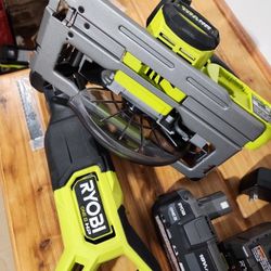 Ryobi 18V 'HP' 7 1/4" Circular Saw, Reciprocating Saw, Battery, Charger