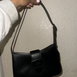 Black Leather Coach Bag