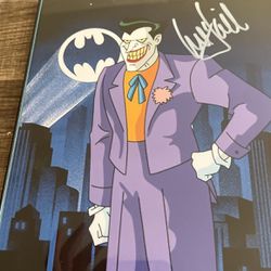 Joker Picture autograph by Mark Hamill (Batman the Animated Series 1992)