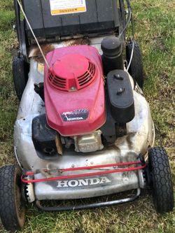 Honda heavy duty lawn Moore works excellent