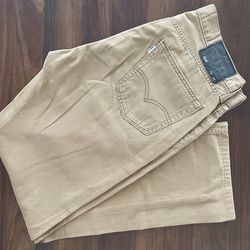 Levi's 514, Mens jeans Size 33 x 32, Beige. used