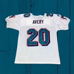 John Avery 1998 Miami Dolphins White Starter Jersey 46