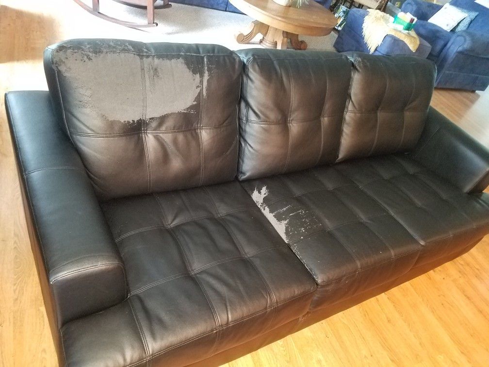 Bonded Leather Couch