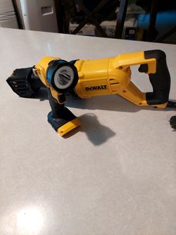 1. DEWalt 12 amp. Reciprocating Saw 1 1/8 Stroke (29mm). 2. Free Flash Light