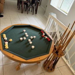 3 In 1 Octagon Table/Poker/Bumper Pool
