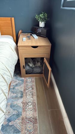 New: Small Dog Nightstand/ End Table Dog Crate
