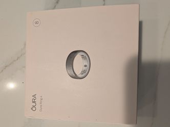 New in Box Aura Ring 4 Size 8 Stealth
