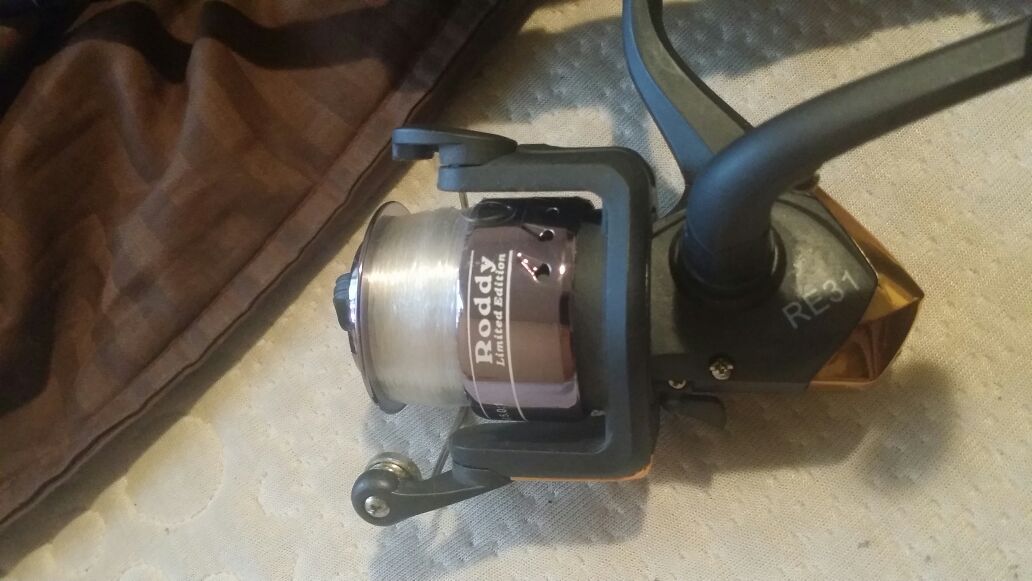Roddy limited edition fishing pole and reel
