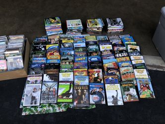 Various dvd movies and CDs music