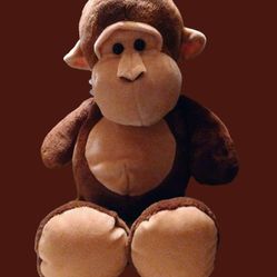 Big Brown Plush Monkey 