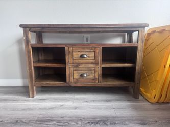 TV Stand with Drawers rustic
