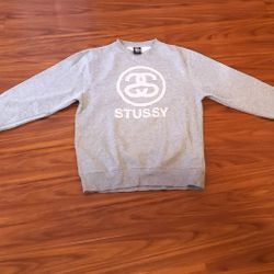 STUSSY PULLOVER SWEATSHIRT  MENS SIZE MEDIUM 