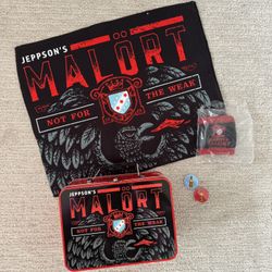 Malört Swag - Malört lunchbox, new rally towel, new wristband, & two button pins