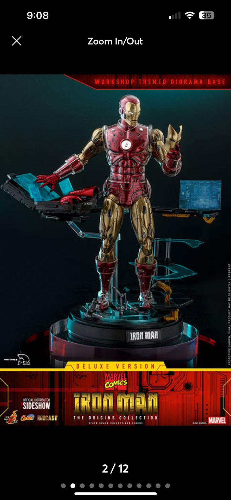Hot Toys Iron Man Deluxe 