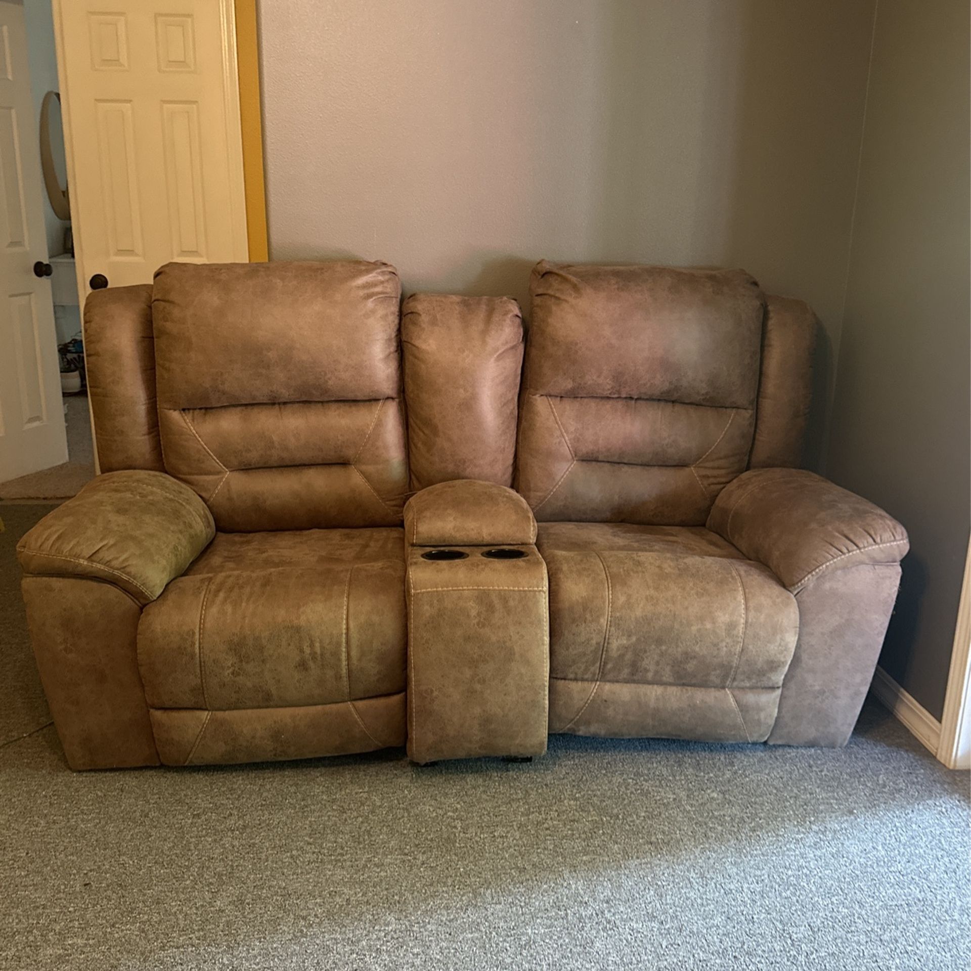 New Reclining Love Seat