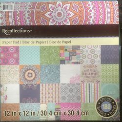 12x12 Scrapbook Paper Pad