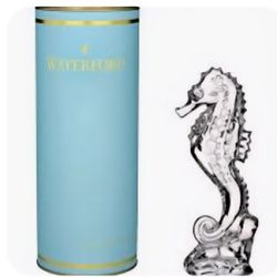 Waterford Crystal Seahorse 7” – New in Box