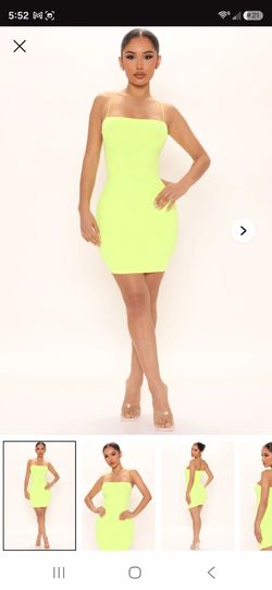 Bright mini dress